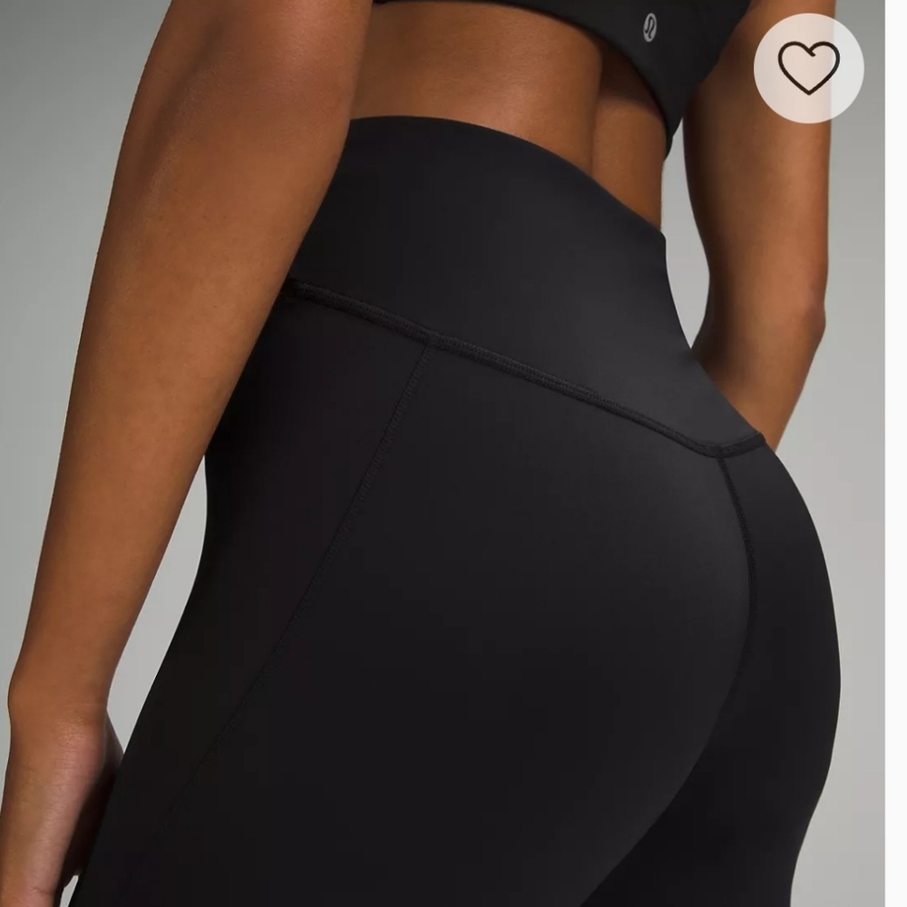 Lululemon Base Pace High Rise Tight 25" Sleek Black High-Rise Leggings Brand New